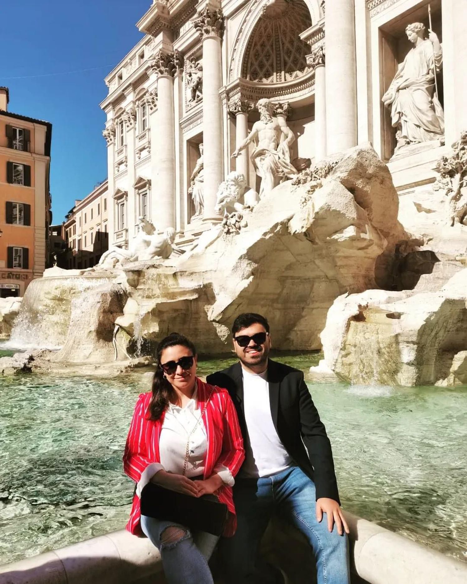 En la Fontana di Trevi-