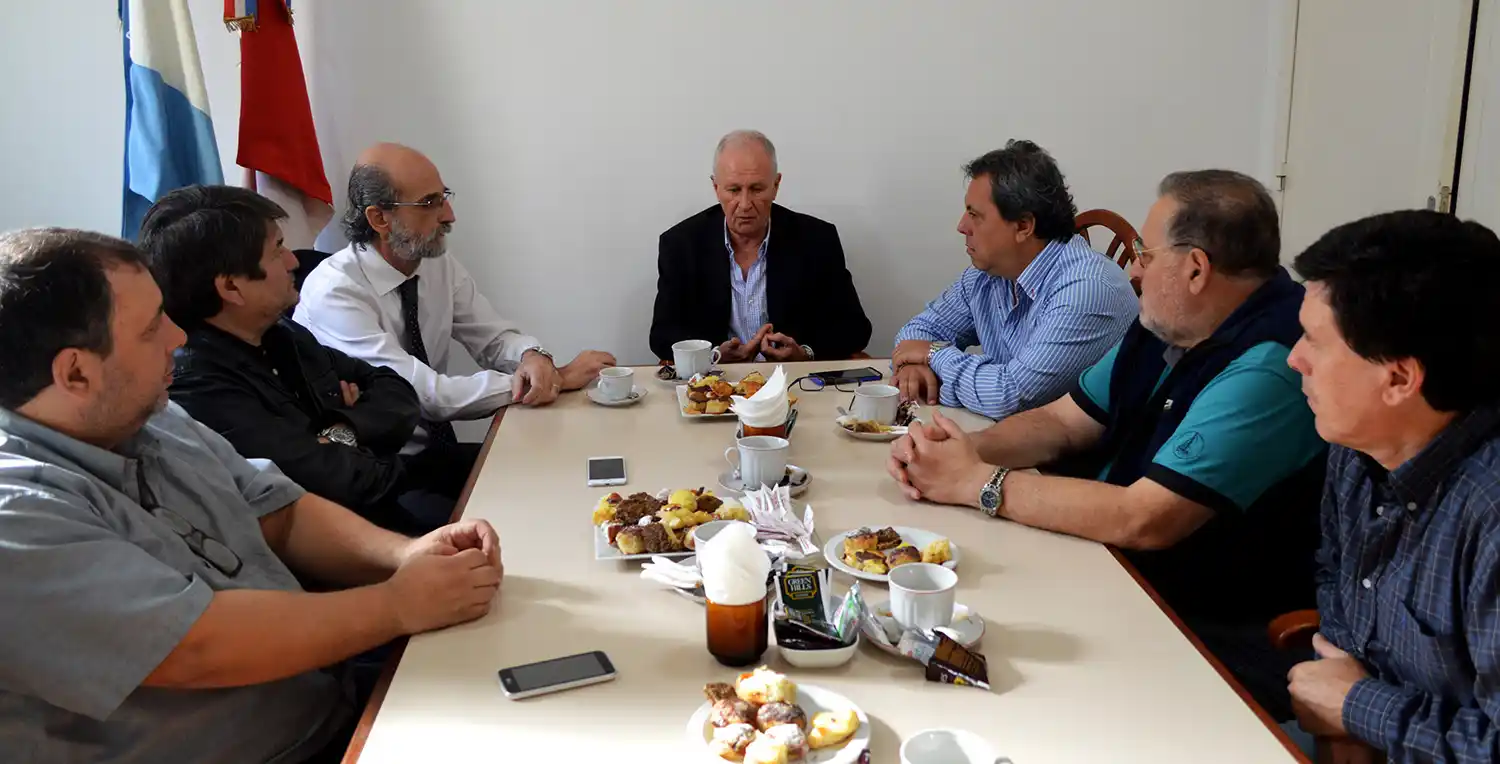 Raúl Lamberto recibió a dirigentes sindicales de Rosario