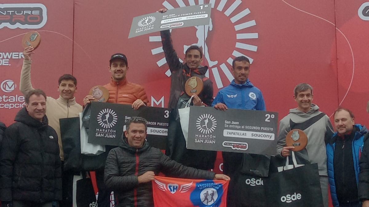 Sergio Hoffman obtuvo el primer puesto en los 21km de la Maratón Internacional de San Juan