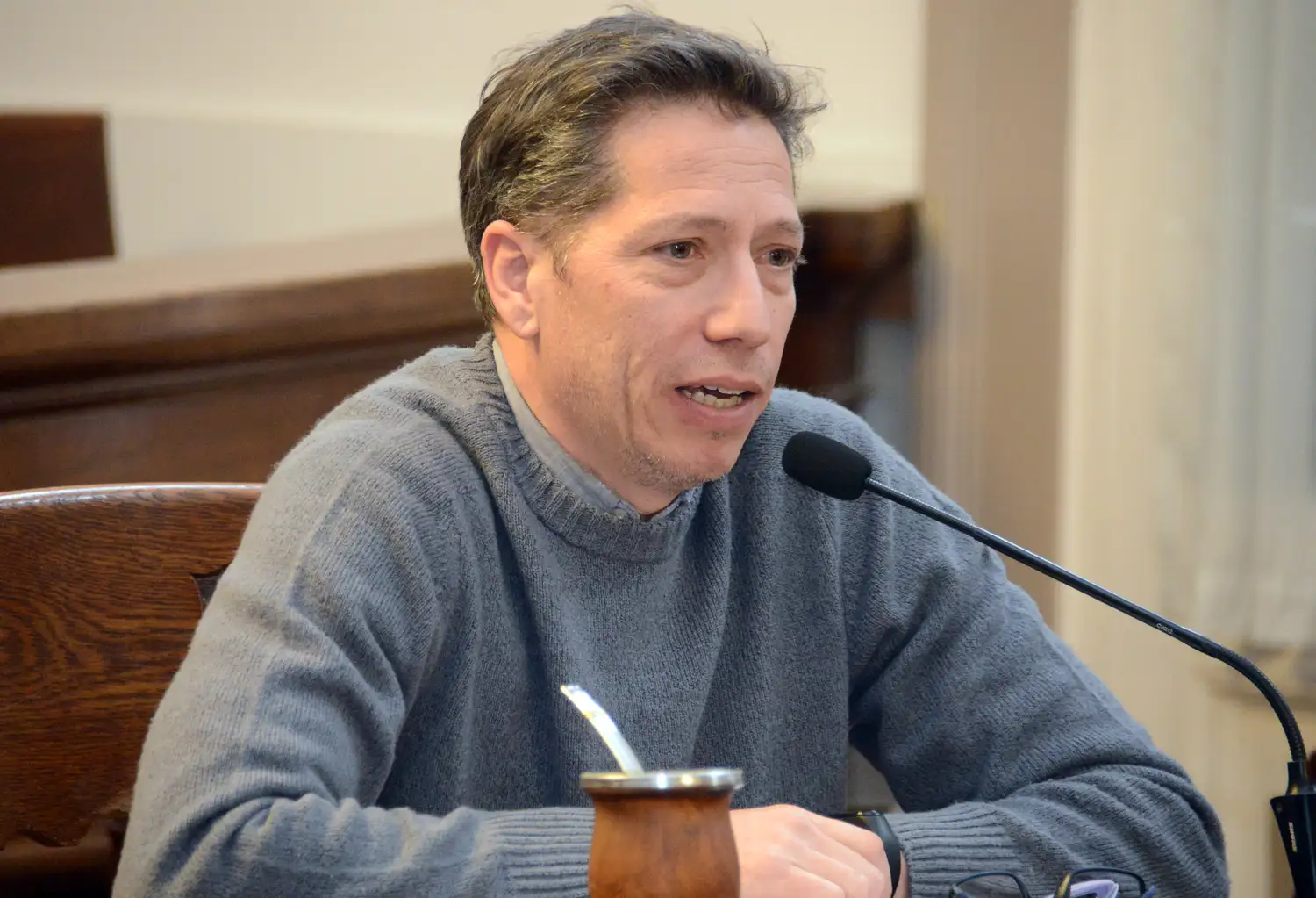 “Durante estos dos años el director actual no ha hecho ningún informe de lo que correspondería hacer”, expresó el concejal Federico Sánchez Chopa.