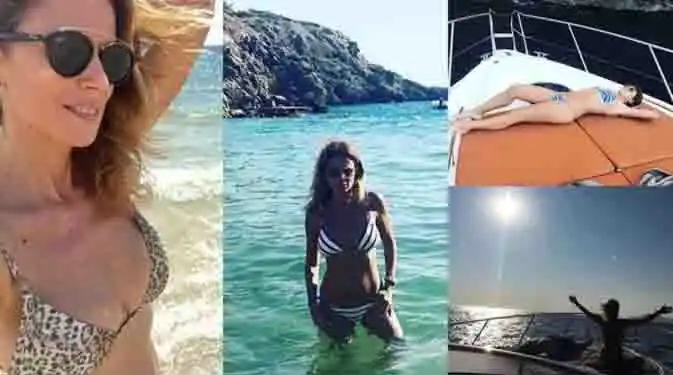 Flavia Palmiero, super sexy en Ibiza