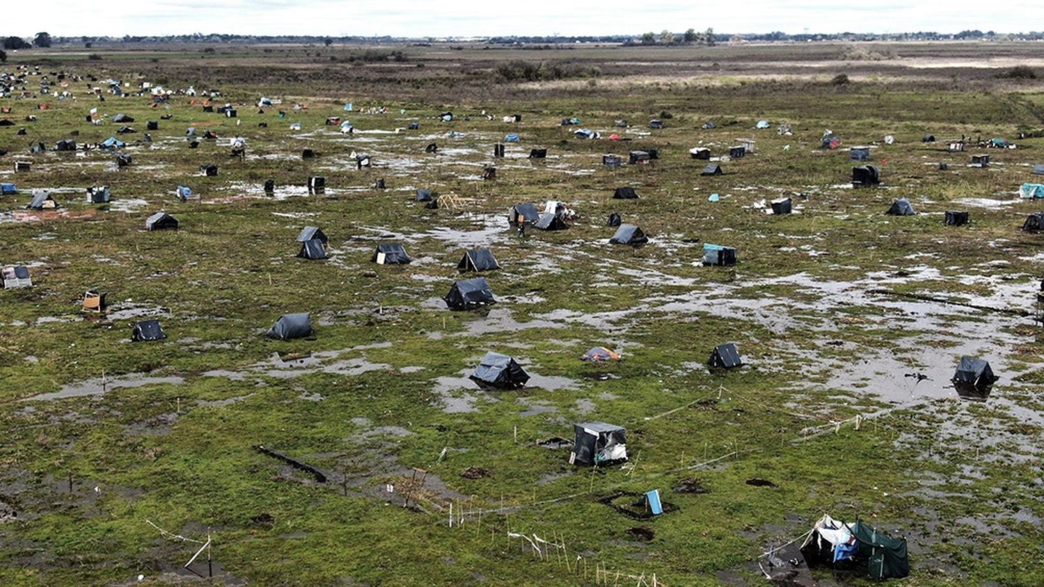 Mega toma de Guernica: La Justicia de La Plata ordenó el desalojo