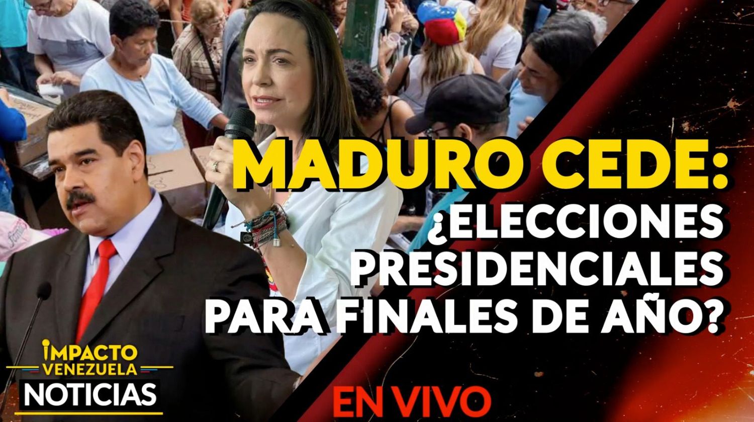 MADURO CEDE: ¿Elecciones presidenciales para finales de año? – VIDEO