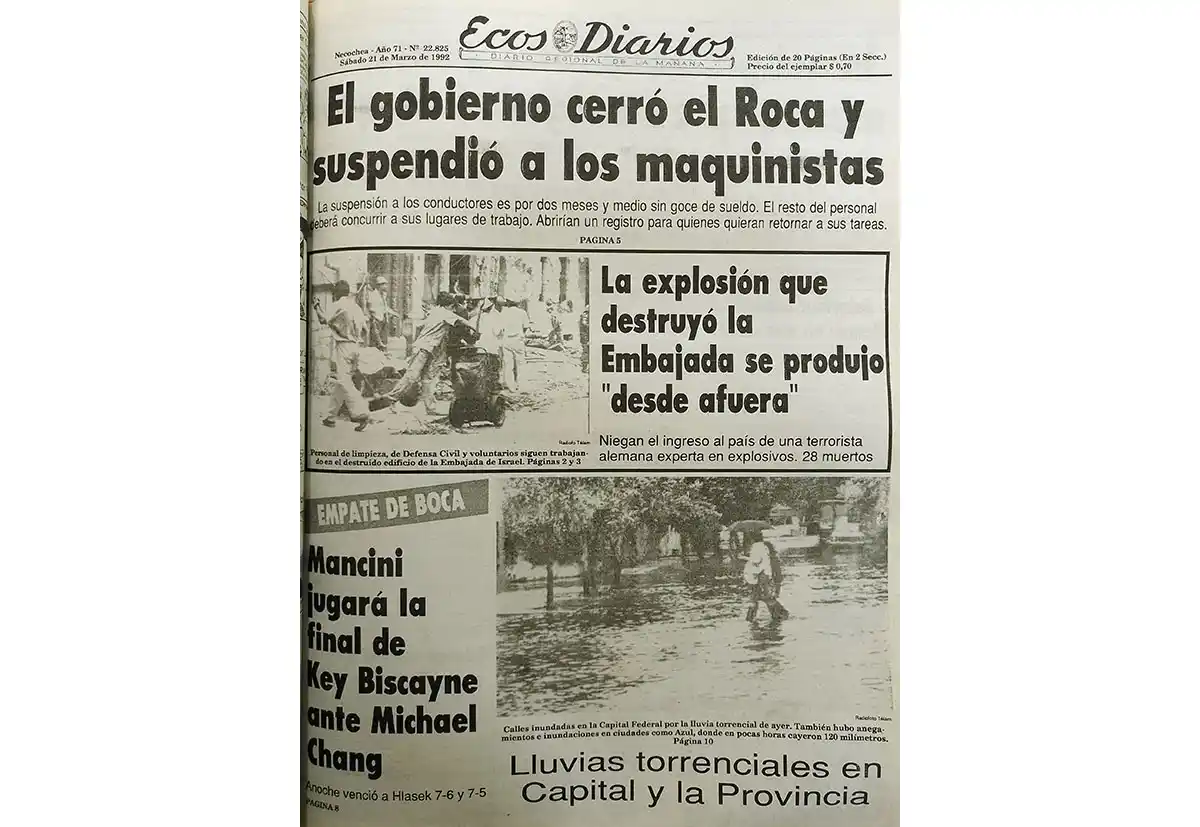 Sábado 21 de marzo de 1992