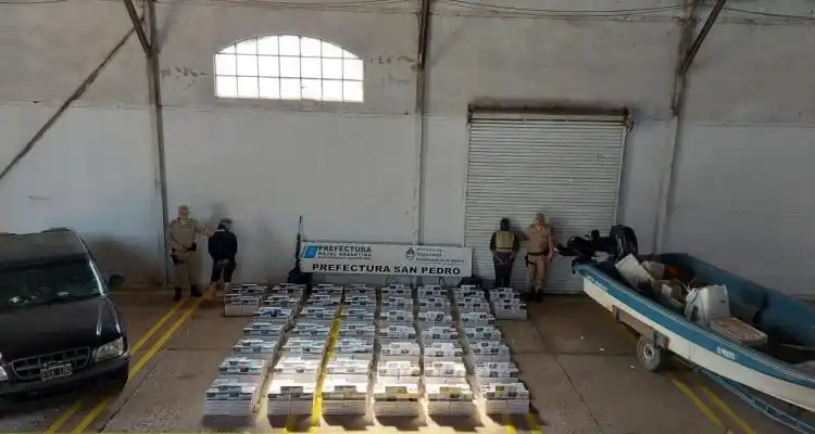 Contrabando de cigarrillos: eran más de 2.200 cartones valuados en casi $ 3 millones