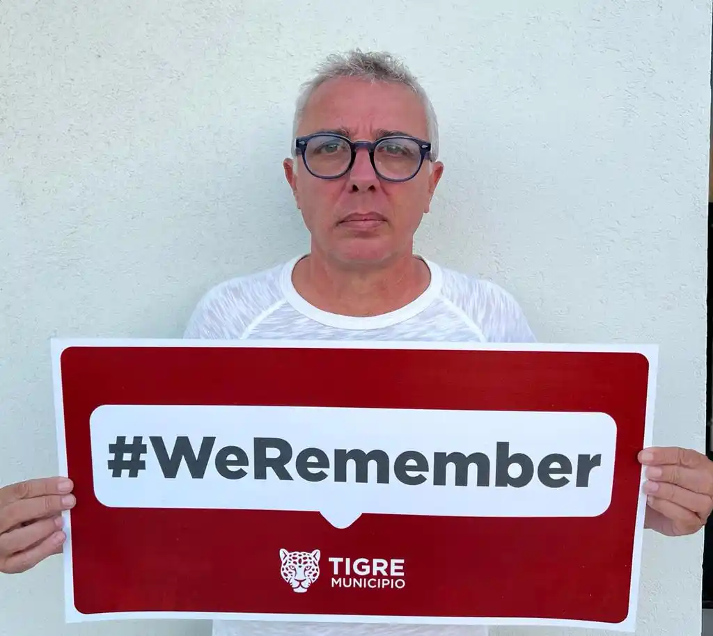 Tigre: Julio Zamora se sumó a la campaña anual de educación para la memoria del Holocausto #WeRemember