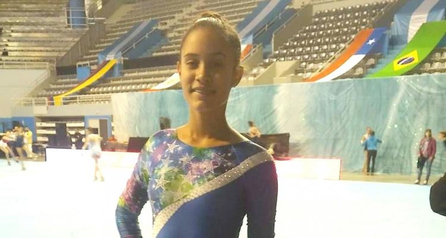Abril Medina Casco compitió en un Sudamericano promocional