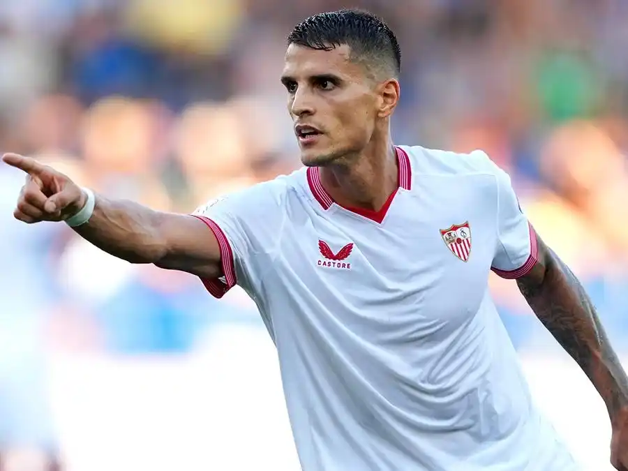 Lamela, en su paso como jugador de Sevilla.