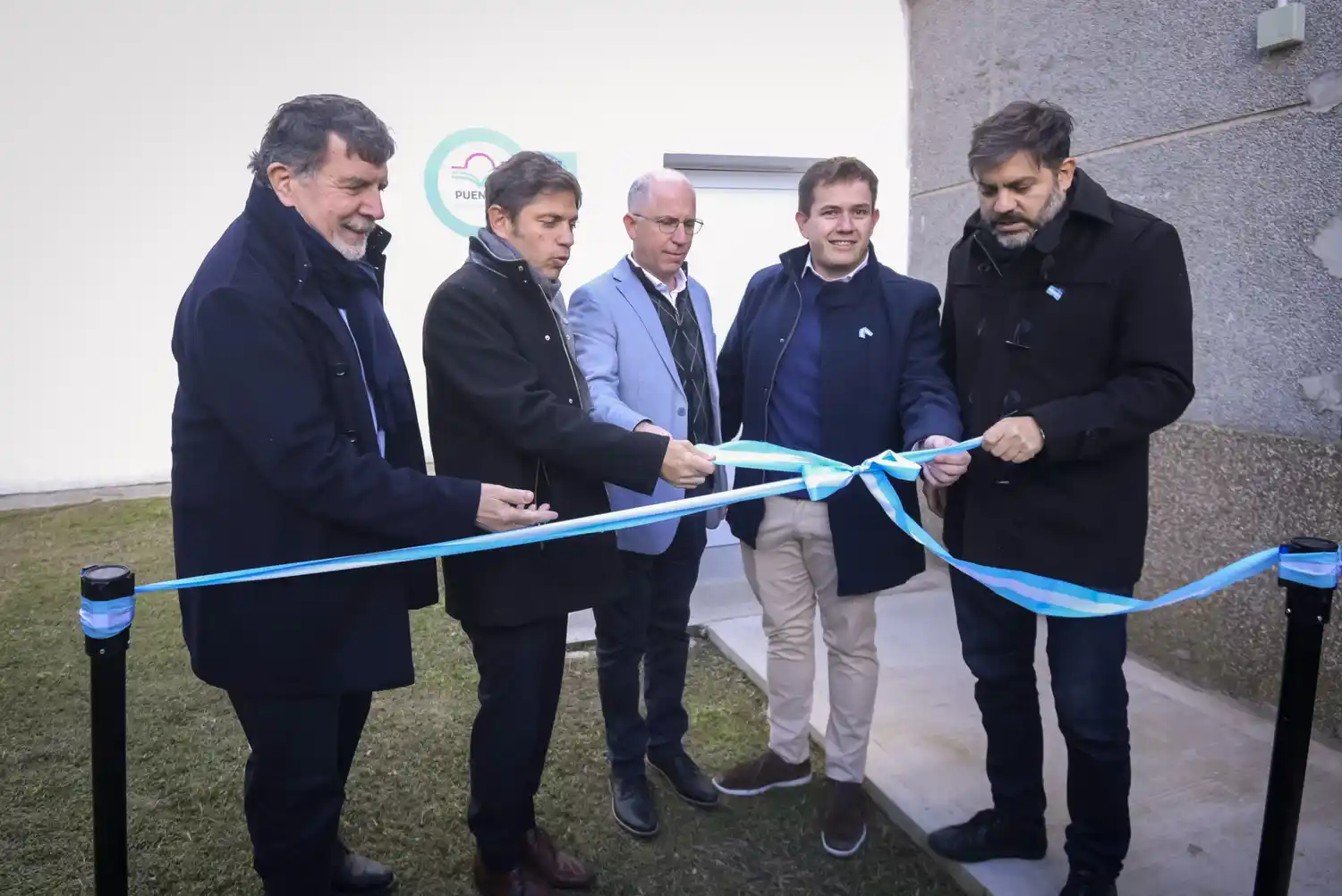 Axel Kicillof en Coronel Pringles por la inauguració del Centro de Estudios Universitarios N° 2.