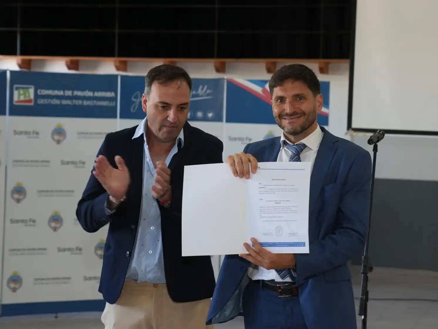 Pullaro valoró las inversiones que se realizan en el "interior productivo" para seguir potenciando al sector privado.