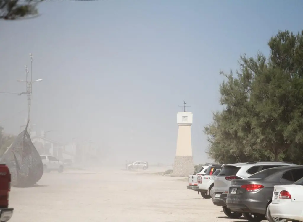 El viento fue el enemigo de la playa