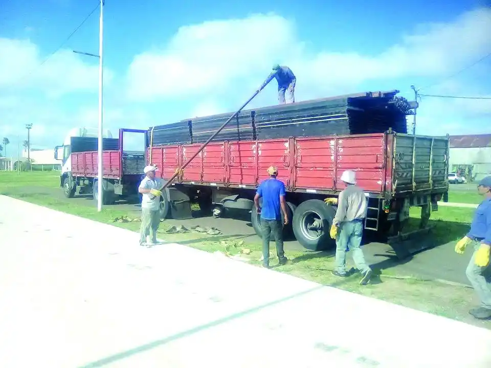 Comenzó el armado de las tribunas del Corsódromo
