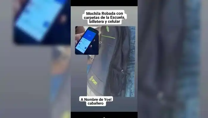 Asaltaron a un joven cuando regresaba de la escuela