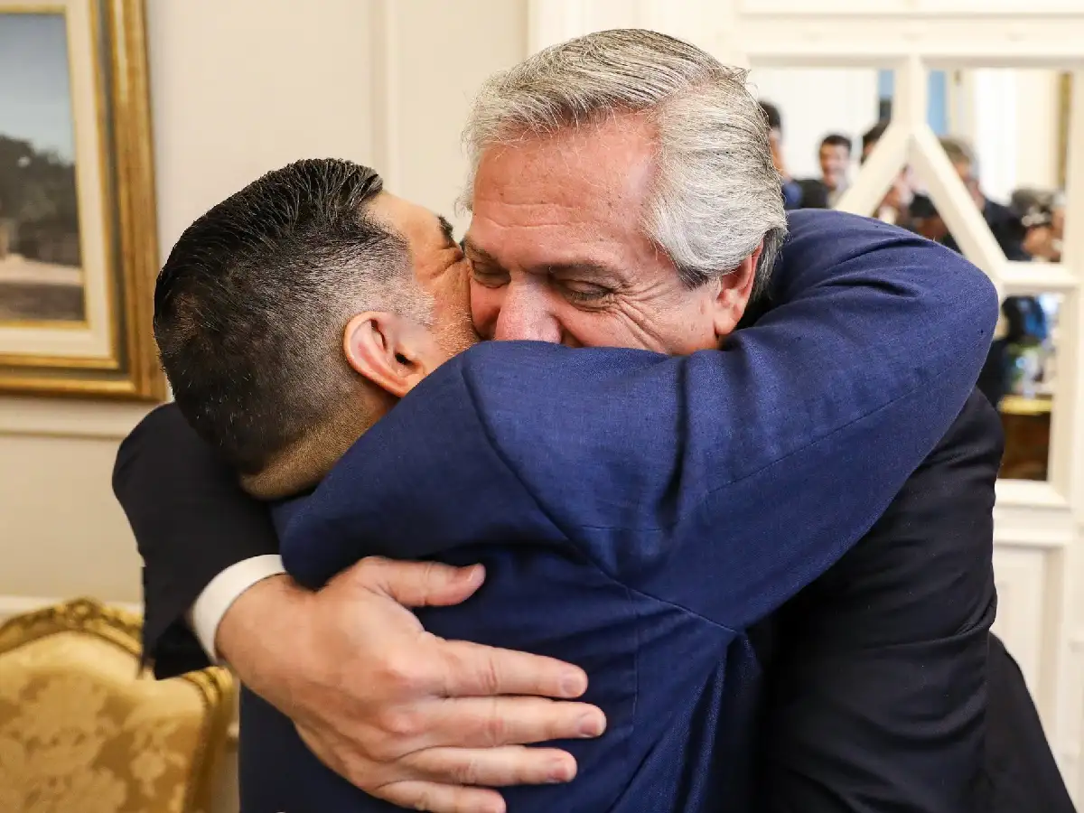 El presidente recordó a Diego