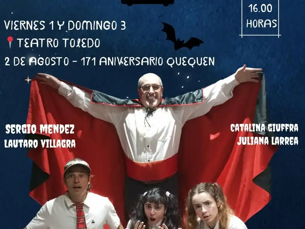 Draculina y Draculito despiden las vacaciones en el Teatro Toledo