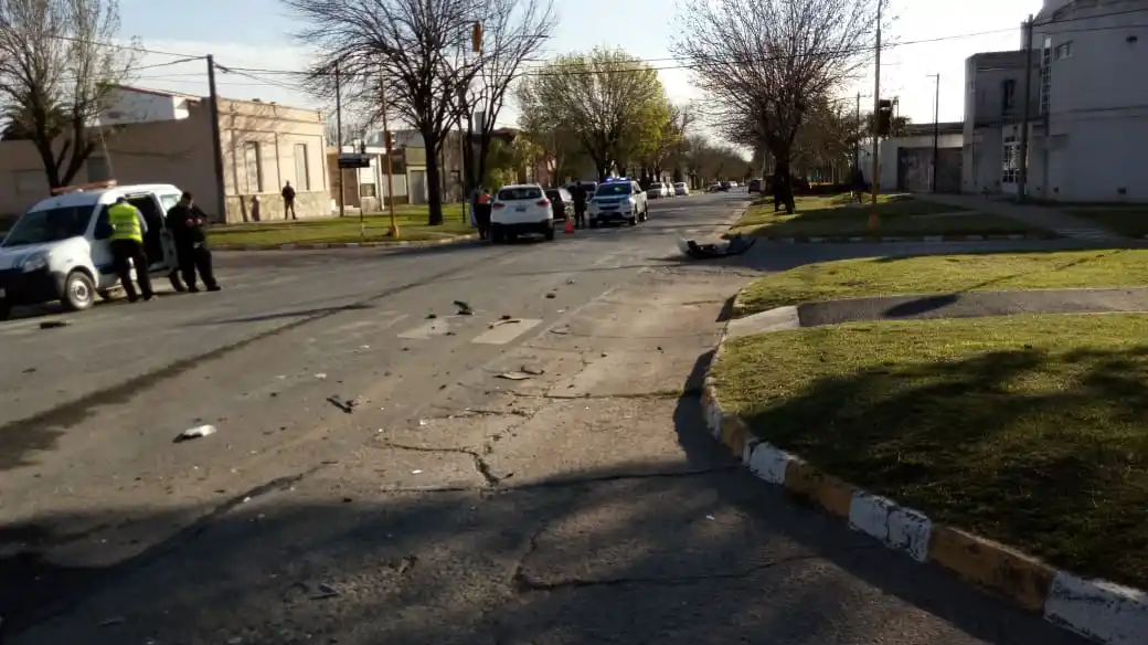 Choque en Independencia y Ramírez