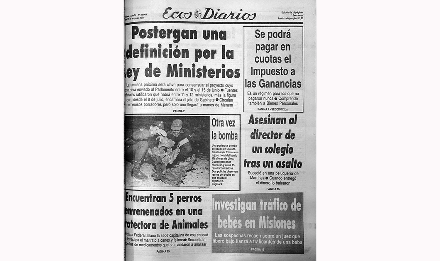 Jueves 25 de mayo de 1995