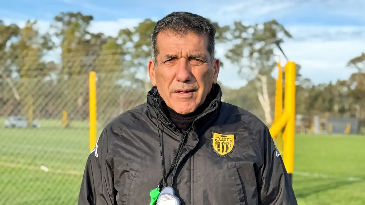 Luis Ignacio Murúa, flamante entrenador aurinegro. (Foto de prensa Santamarina).