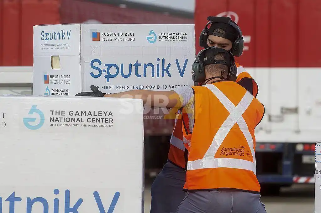 Llegaron otras 550.000 dosis del segundo componente de Sputnik V