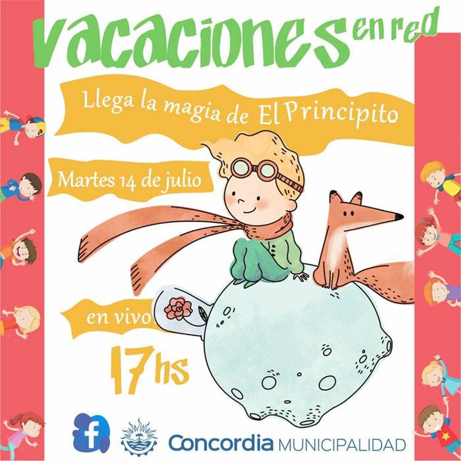 El Principito, llega a las  Vacaciones en Red