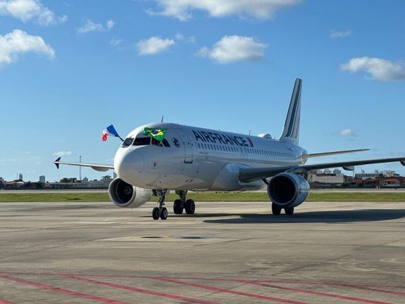 Air France inauguró sus vuelos entre Cayena y Fortaleza