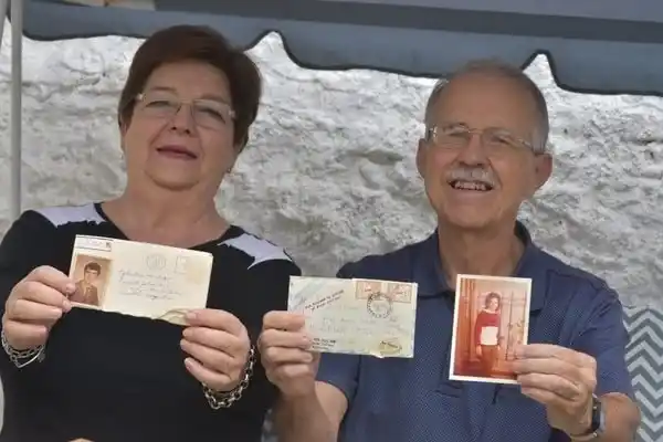Se escriben cartas desde hace 47 años y ahora él viajó desde EE.UU. para conocerla