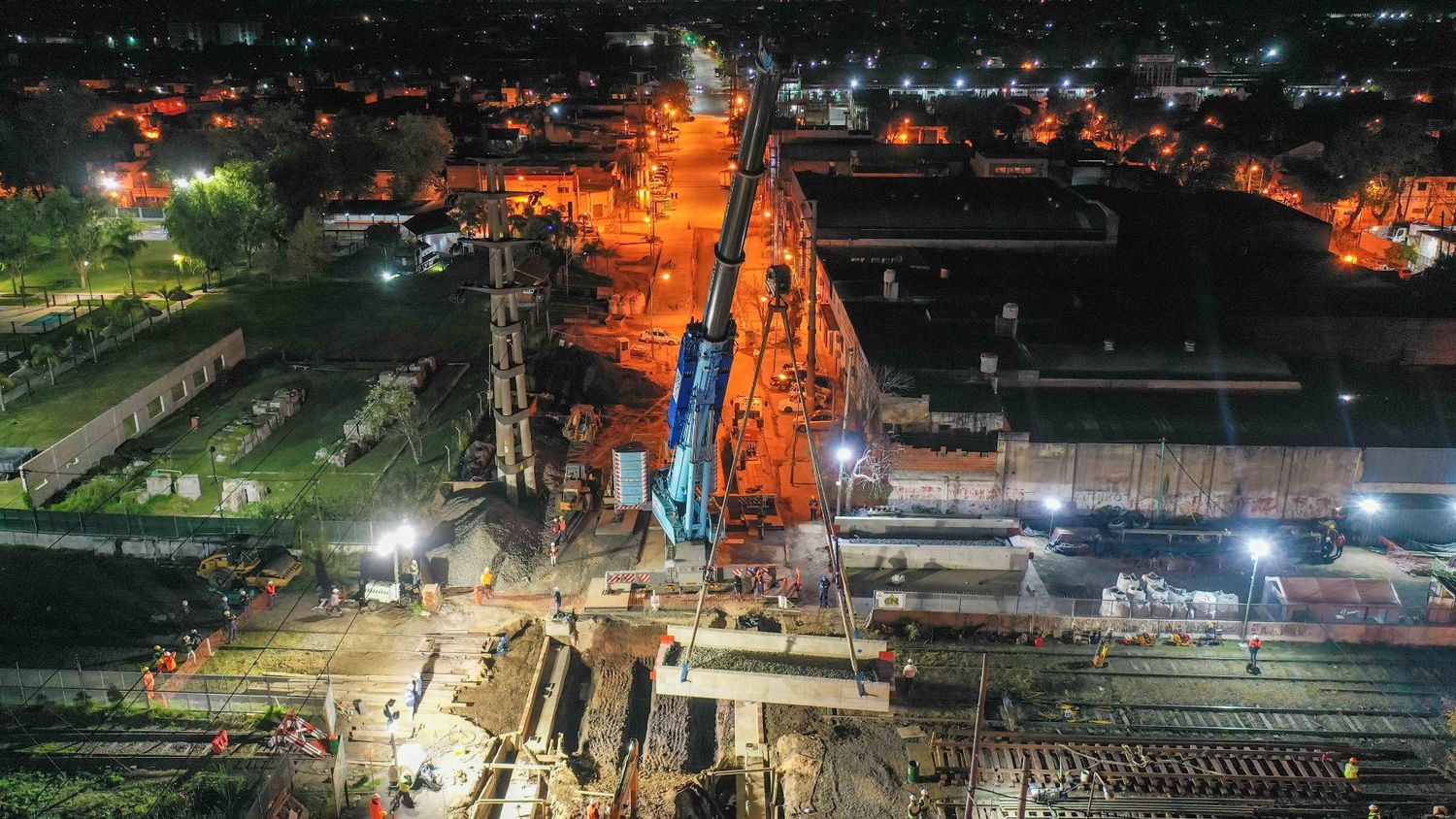 Mega obra en San Fernando: Inició la excavación para el octavo paso bajo a nivel