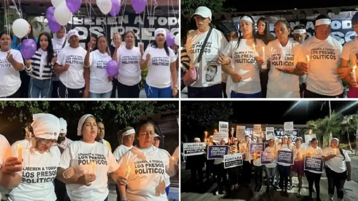 FAMILIARES de presos políticos insisten: vuelven las vigilias para exigir su libertad