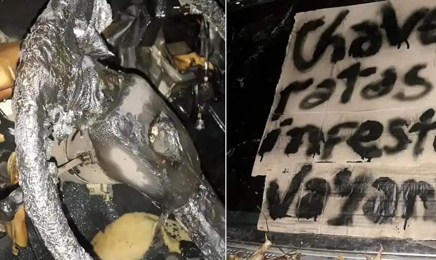 La Rioja: Incendiaron el auto de una médica infectada con coronavirus