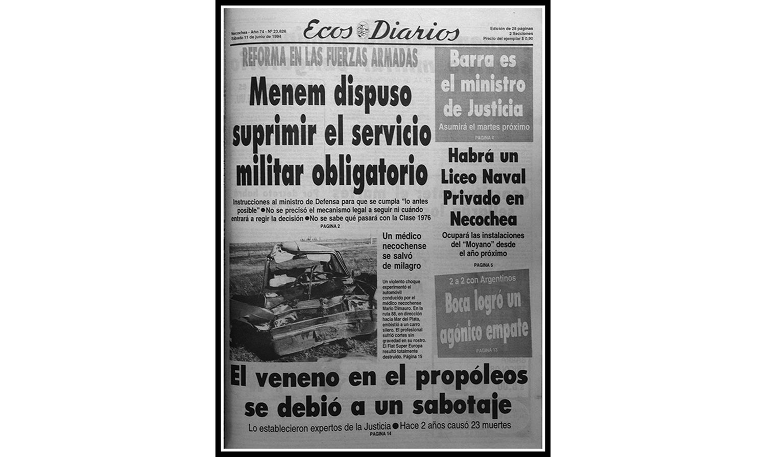 Martes 11 de junio de 1994