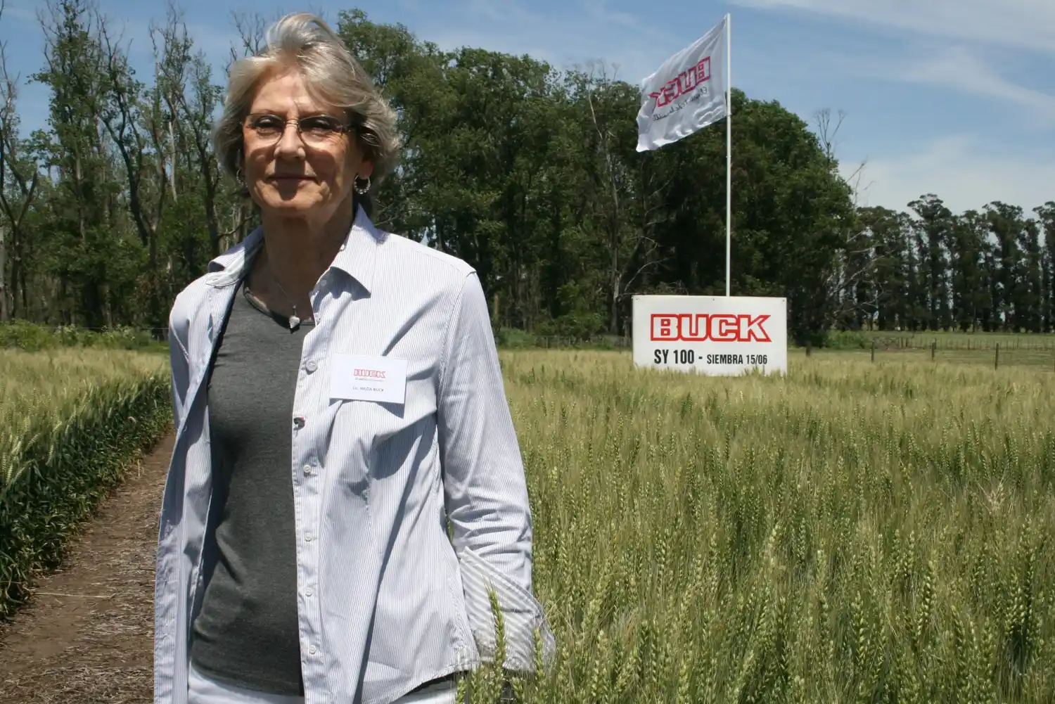 El adiós Hilda Buck, la dama del trigo