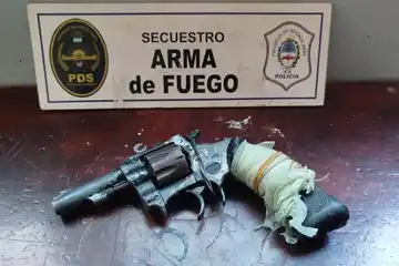 Andaba a los tiros por el barrio Jorge Newbery y lo detuvieron por portación ilegal de arma