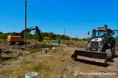 Realizan obras en la zona de Paso de Alonso