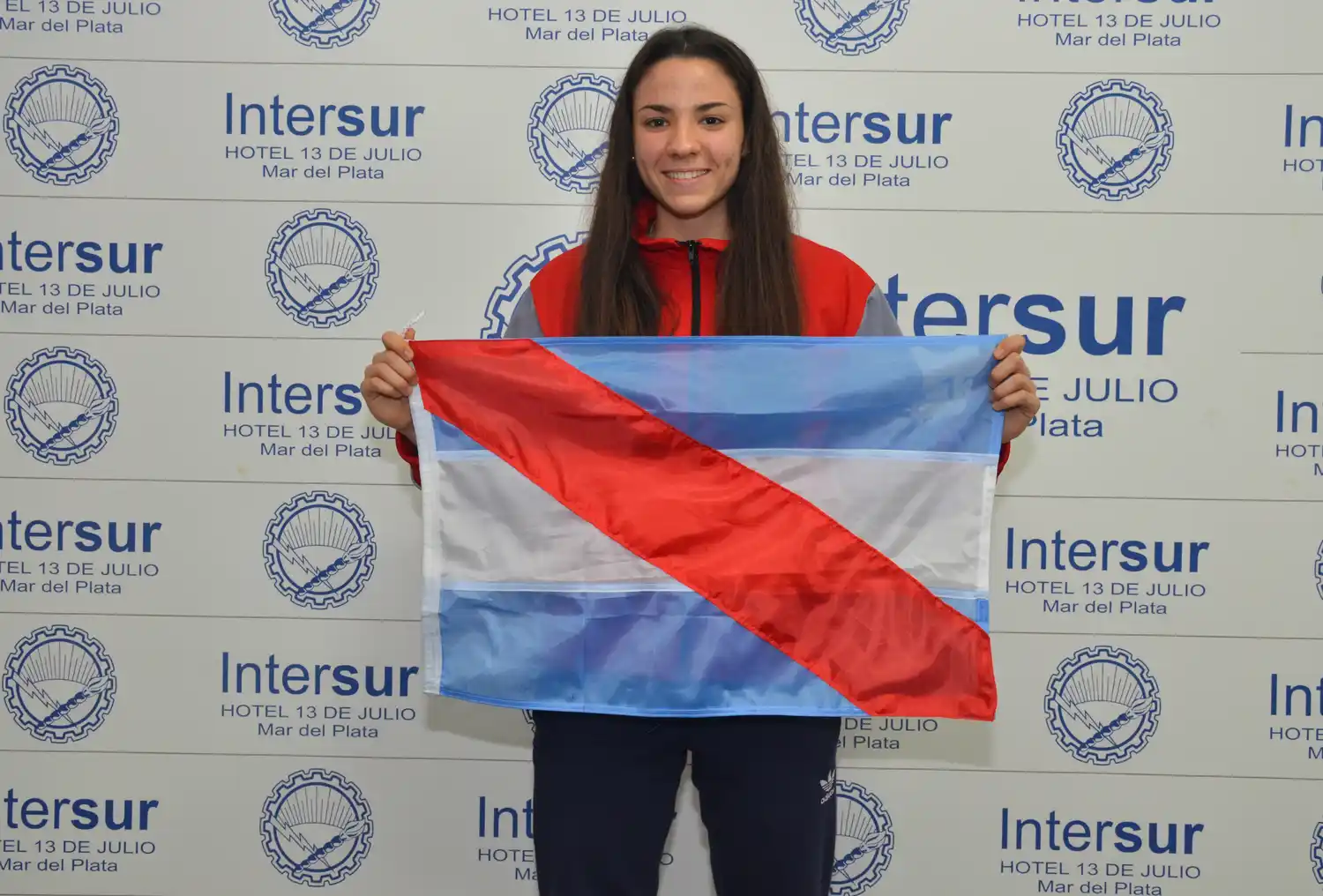 Sofía Wolf fue la abanderada entrerriana en los Juegos Evita Nacionales