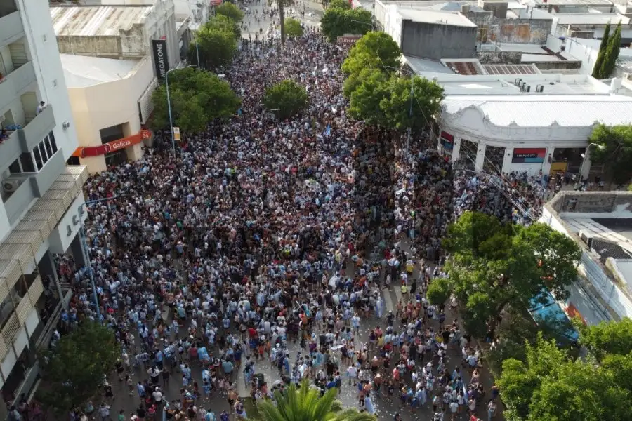 Rafaela llenó las calles de la ciudad