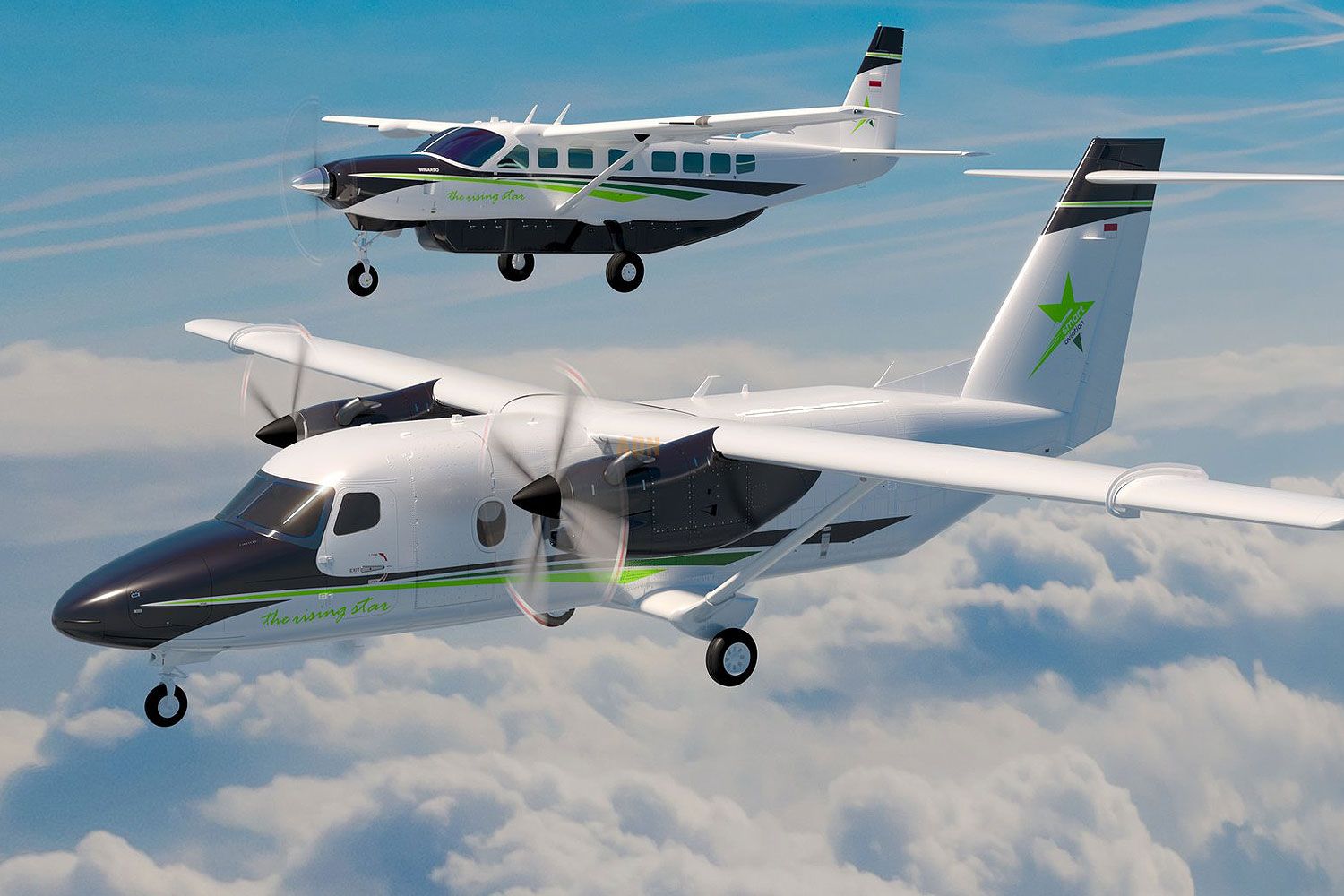 El bi-turbohélice Cessna SkyCourier llega a Indonesia con PT Smart Aviation