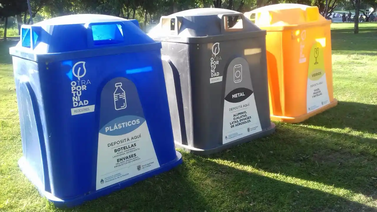 Crearon cinco puntos limpios para recolectar plástico, metal y vidrios