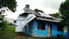 Pueblo Brugo: la tormenta dañó viviendas