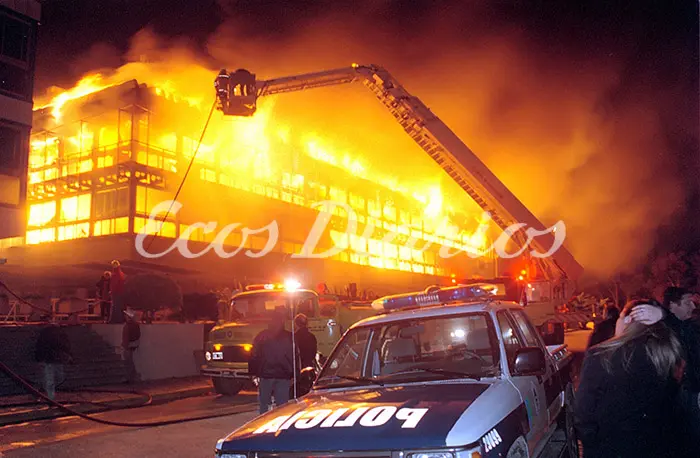 Cómo en el 2001, en agosto las llamas se apoderaron del Casino
