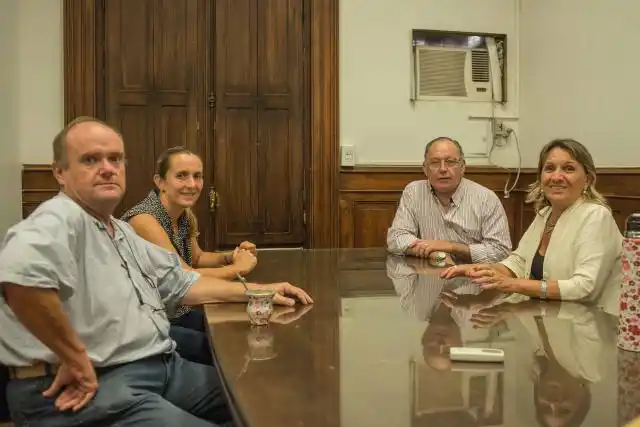 Reunión con directivo del Instituto Adveniat