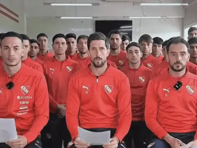 El plantel de Independiente emitió un comunicado y pidió solidaridad.
