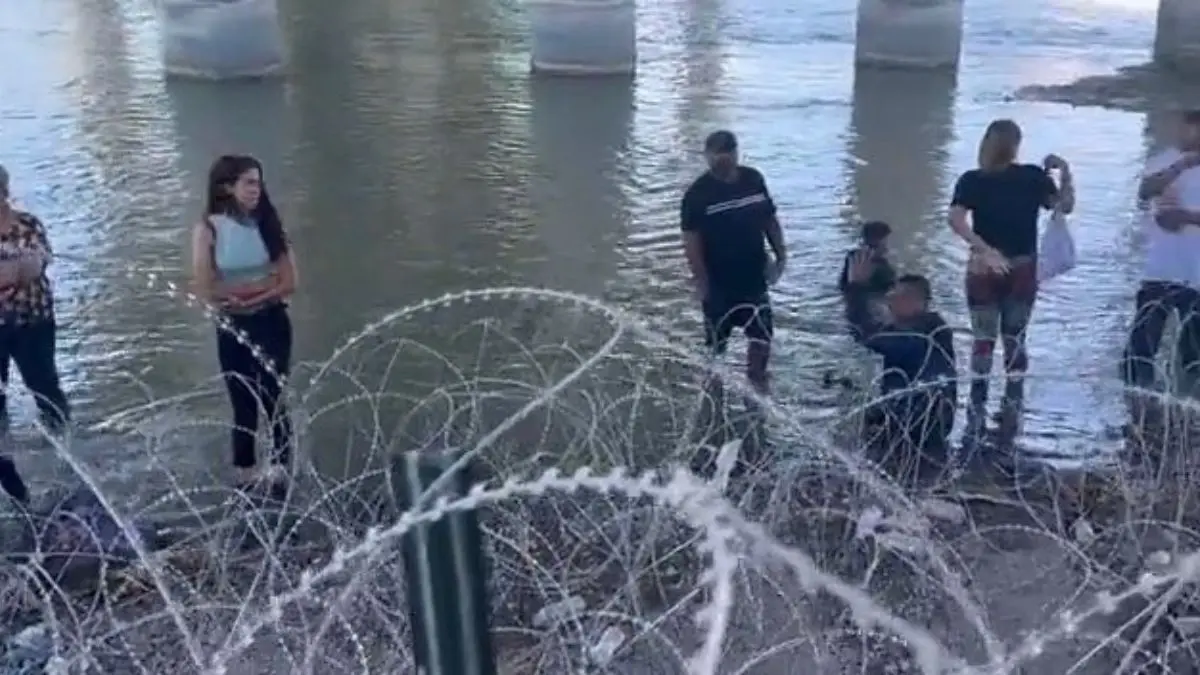 ¡CALVARIO MIGRATORIO CONTINÚA! Venezolanos duermen a orillas del Río Grande esperando cruzar a EE.UU. (+Videos)