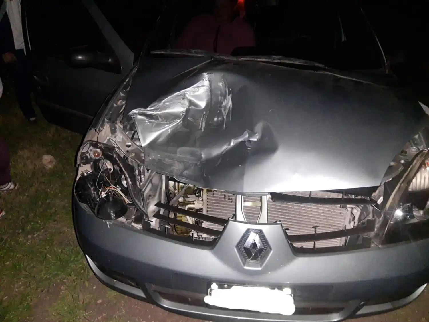 Una colisión sin lesionados