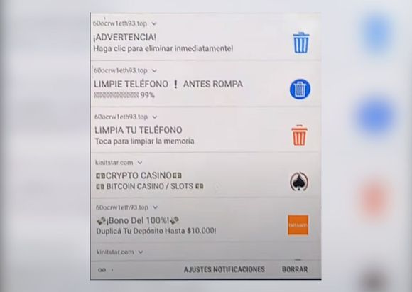 Notificaciones falsas: cómo reconocerlas y eliminarlas del celular