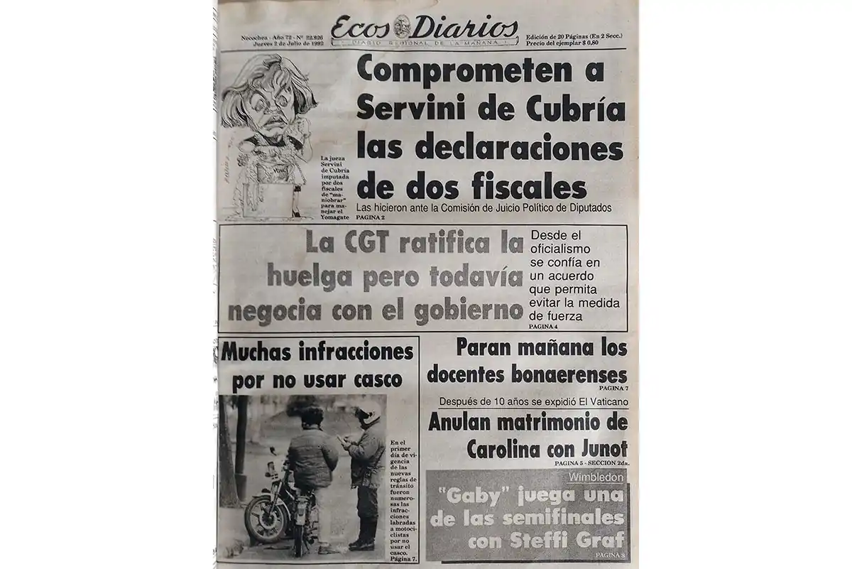 Jueves 2 de Julio de 1992