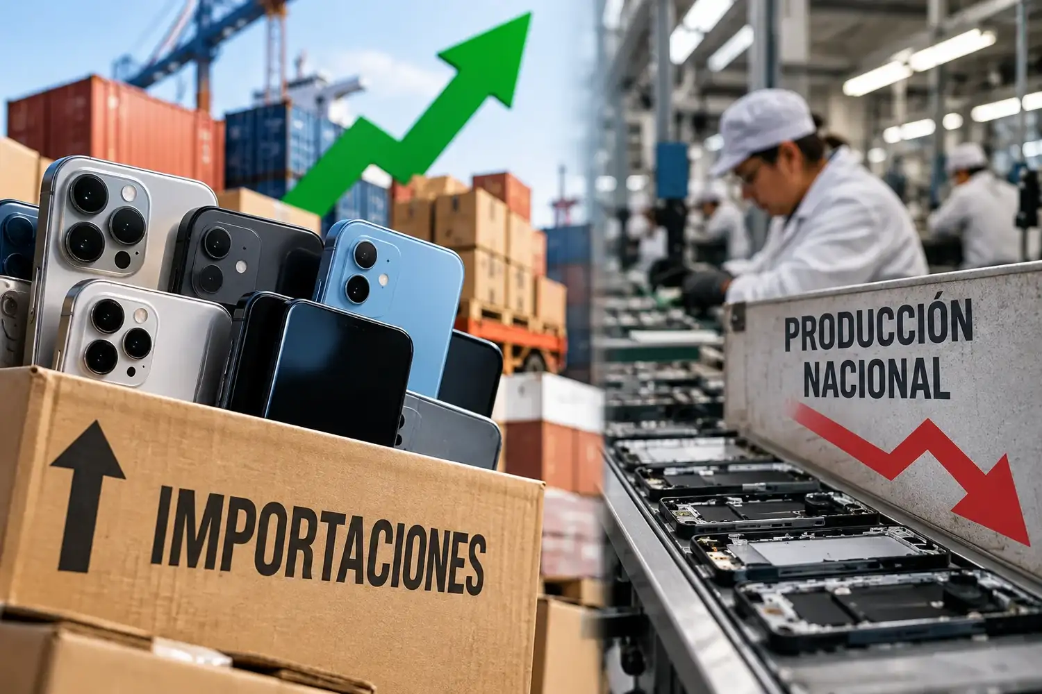 Las importaciones de celulares crecieron más de 700% y golpean a la producción nacional