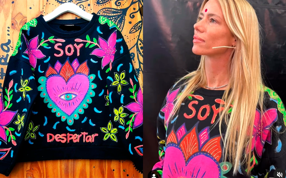Nicole Neumann con diseño sampedrino