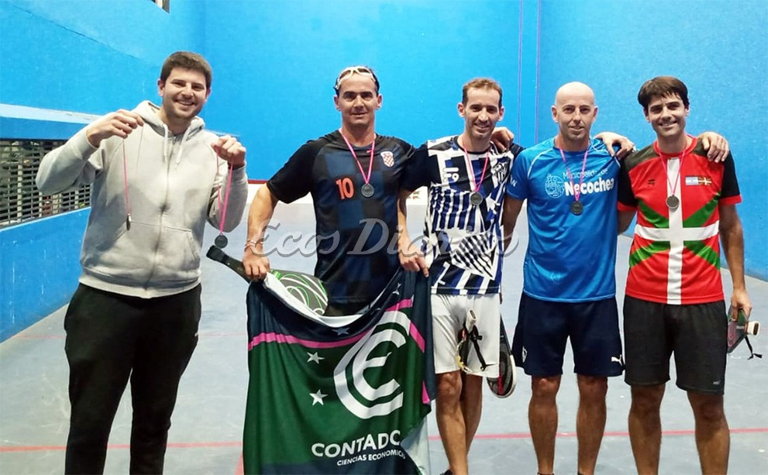 Olimpiadas Interprofesionales: se jugó torneo de Pelota Paleta