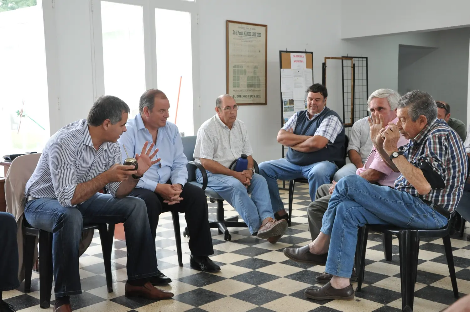 Lezama: Productores agropecuarios se reunieron con el Ministro "Topo" Rodríguez
