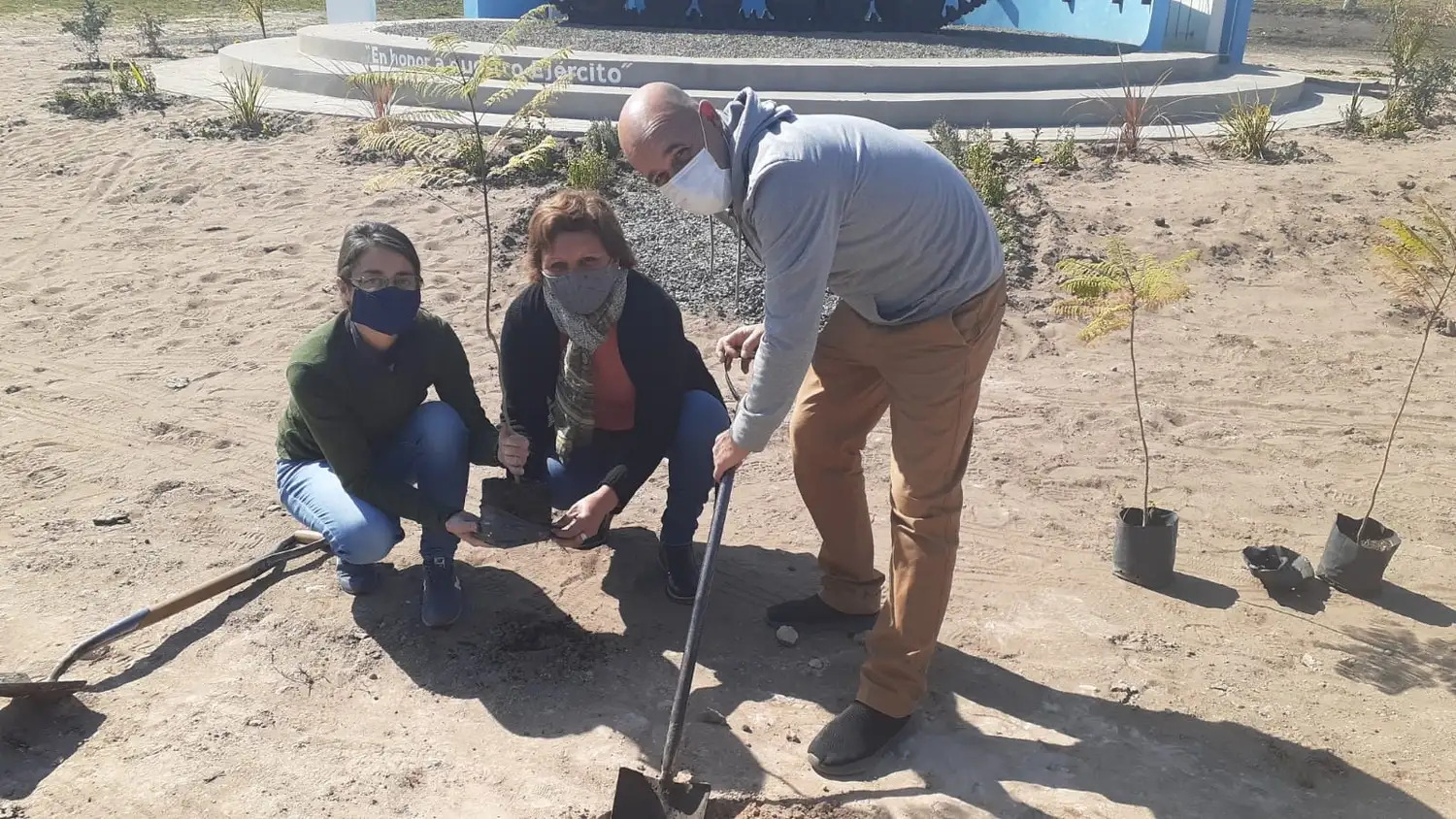 Pueblo Belgrano recordó su adhesión a la Campaña Nacional "1 Millón de Árboles"